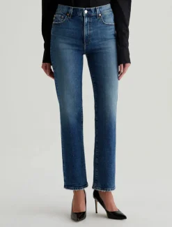 Right*AG Jeans - Brinley Mid-Rise Straight 15 YEARS FIRENZE