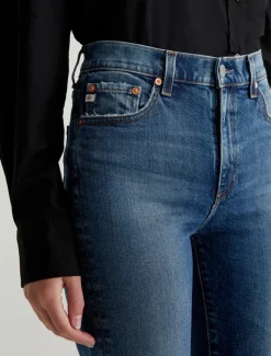 Right*AG Jeans - Brinley Mid-Rise Straight 15 YEARS FIRENZE