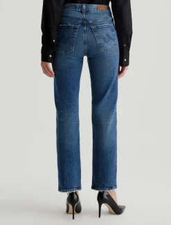 Right*AG Jeans - Brinley Mid-Rise Straight 15 YEARS FIRENZE