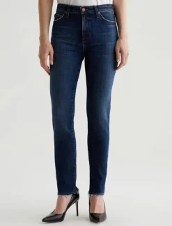 Slim*AG Jeans - Mari Extended Mid-Rise Slim Straight 9 YEARS HELSINKI
