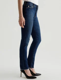 Slim*AG Jeans - Mari Extended Mid-Rise Slim Straight 9 YEARS HELSINKI