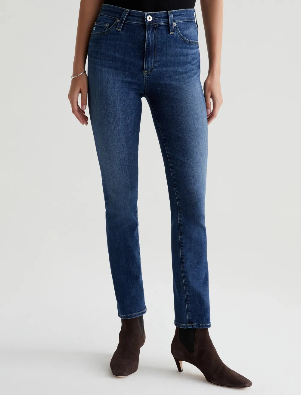 Slim*AG Jeans - Mari High-Rise Slim Straigth AURA