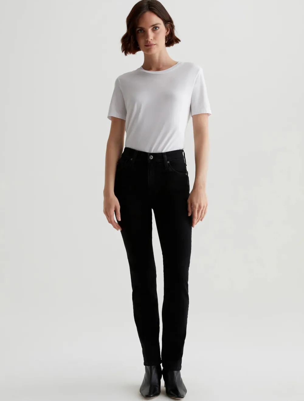 Slim*AG Jeans - Mari Mid-Rise Slim Straight ALCHEMY
