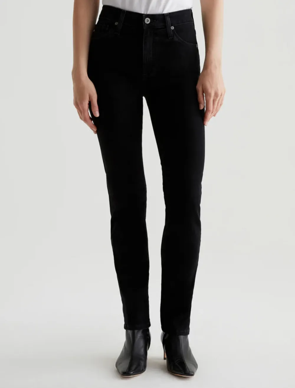 Slim*AG Jeans - Mari Mid-Rise Slim Straight ALCHEMY