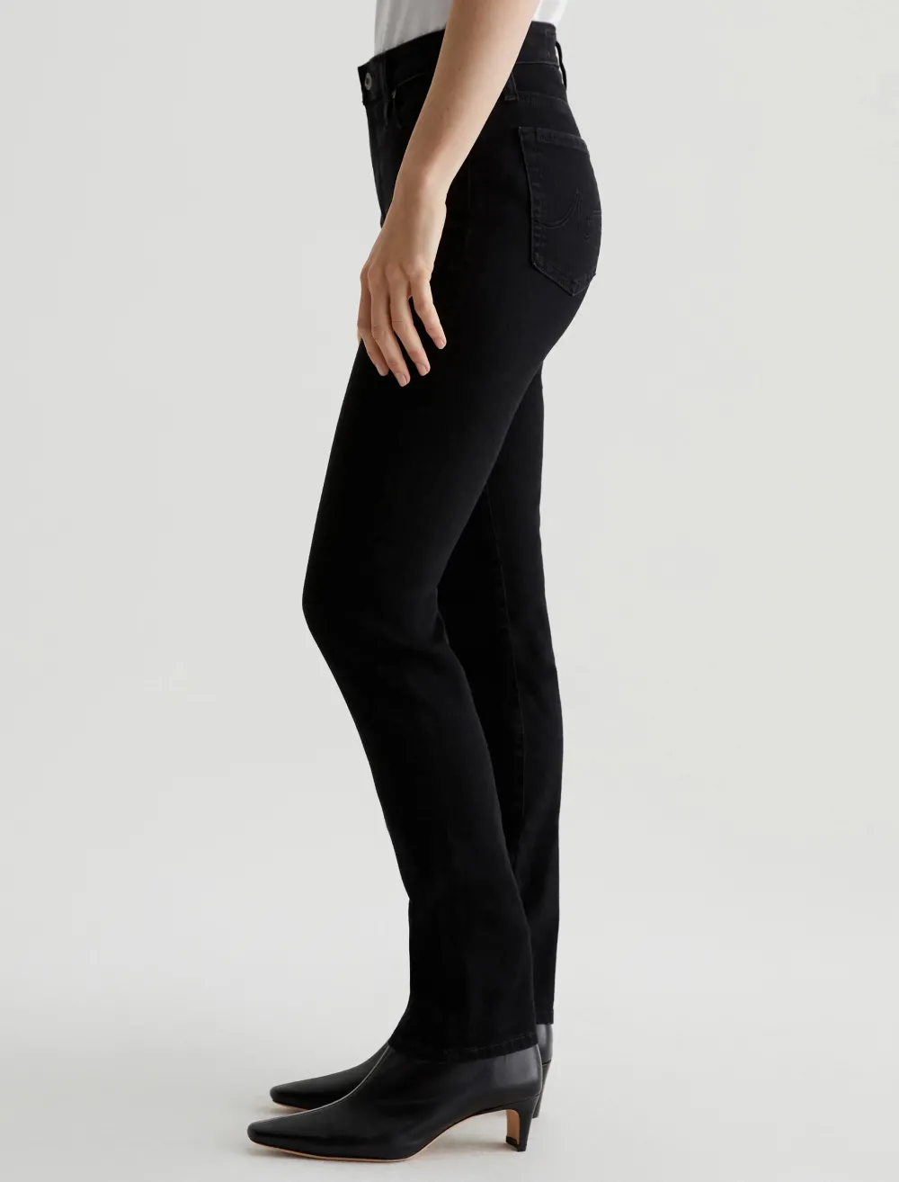 Slim*AG Jeans - Mari Mid-Rise Slim Straight ALCHEMY