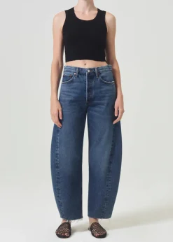 Without Sleeves*AGOLDE - Cropped Poppy Tank BLACK