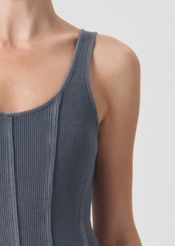Without Sleeves*AGOLDE - Elna Bodysuit (Organic Cotton)
