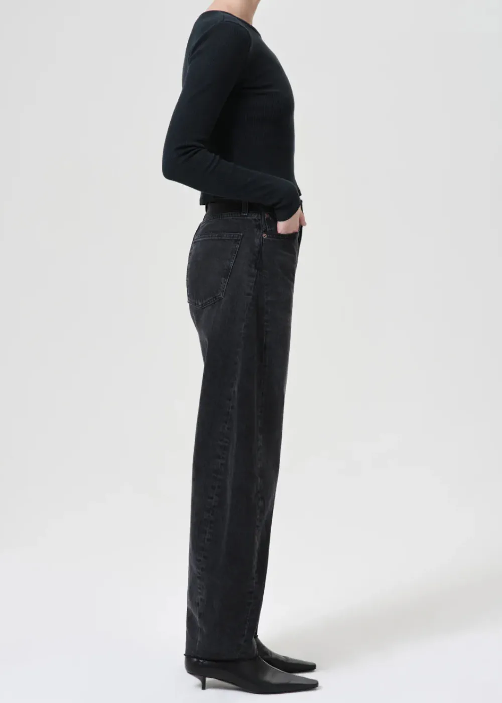 Large*AGOLDE - Luna Pieced Jean POSSESS