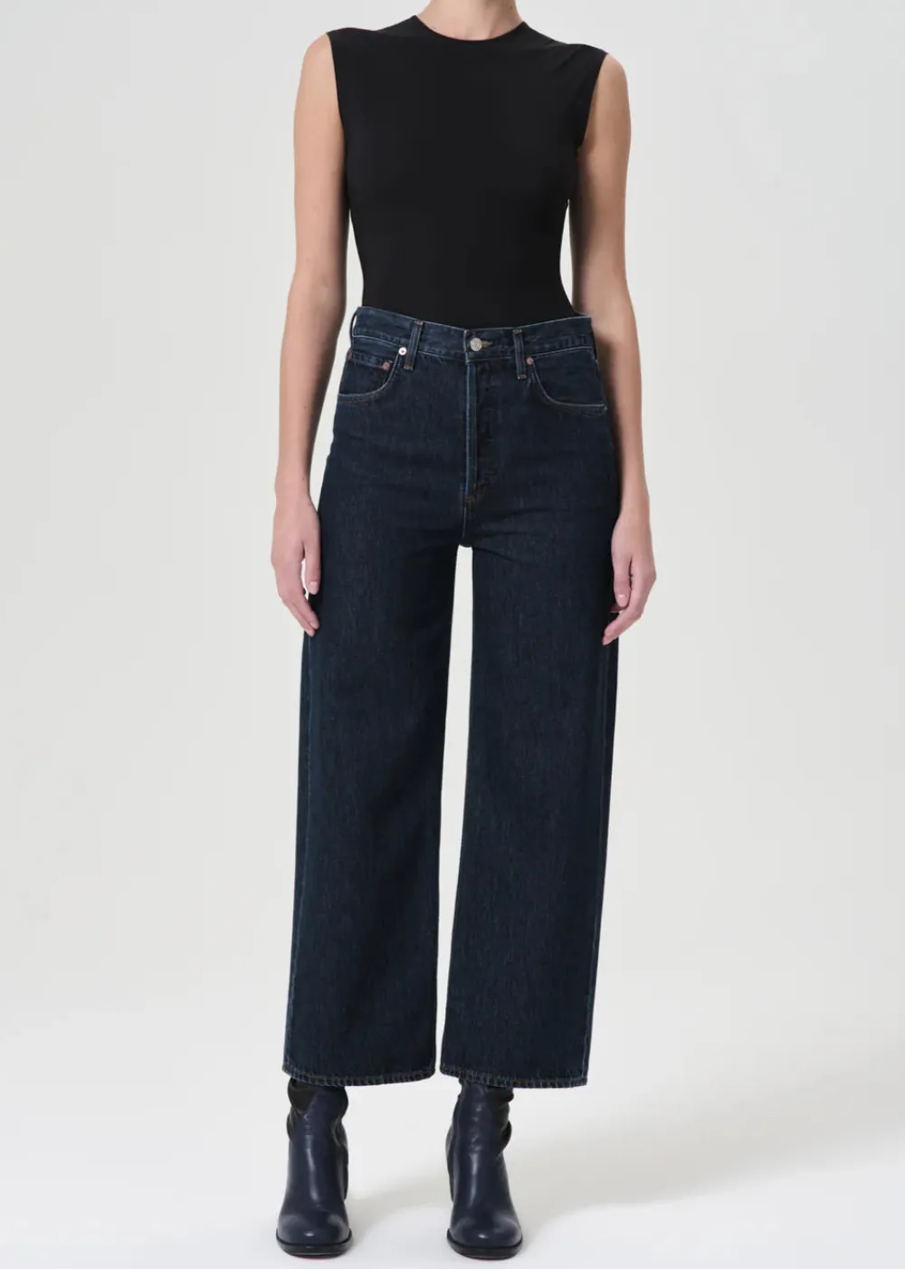 Large*AGOLDE - Ren High Rise Wide Leg POLISHED