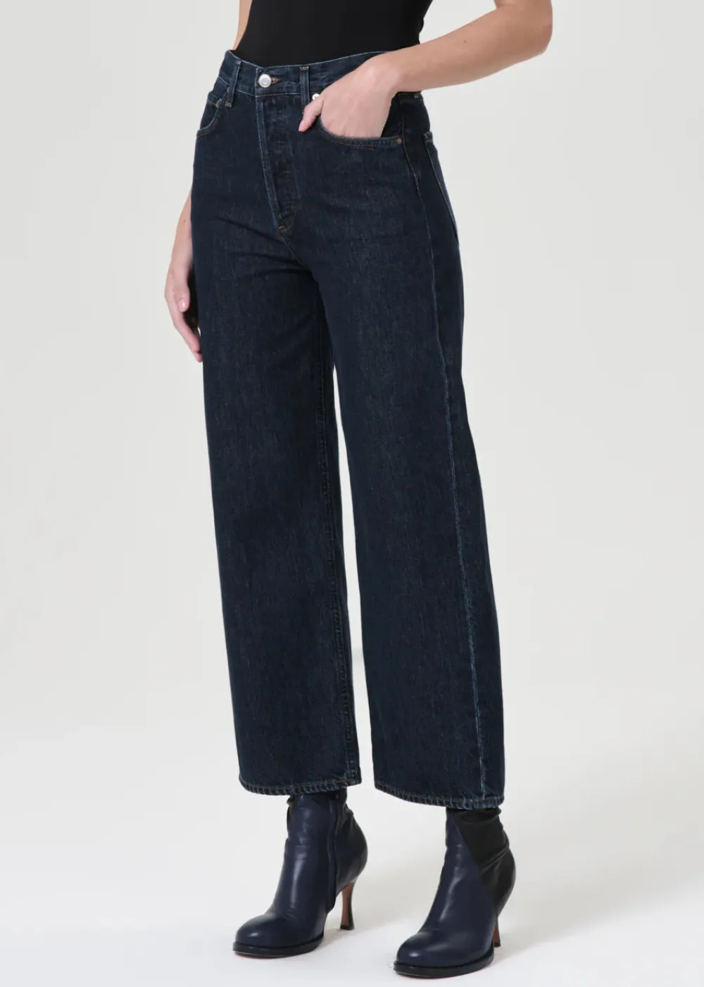 Large*AGOLDE - Ren High Rise Wide Leg POLISHED