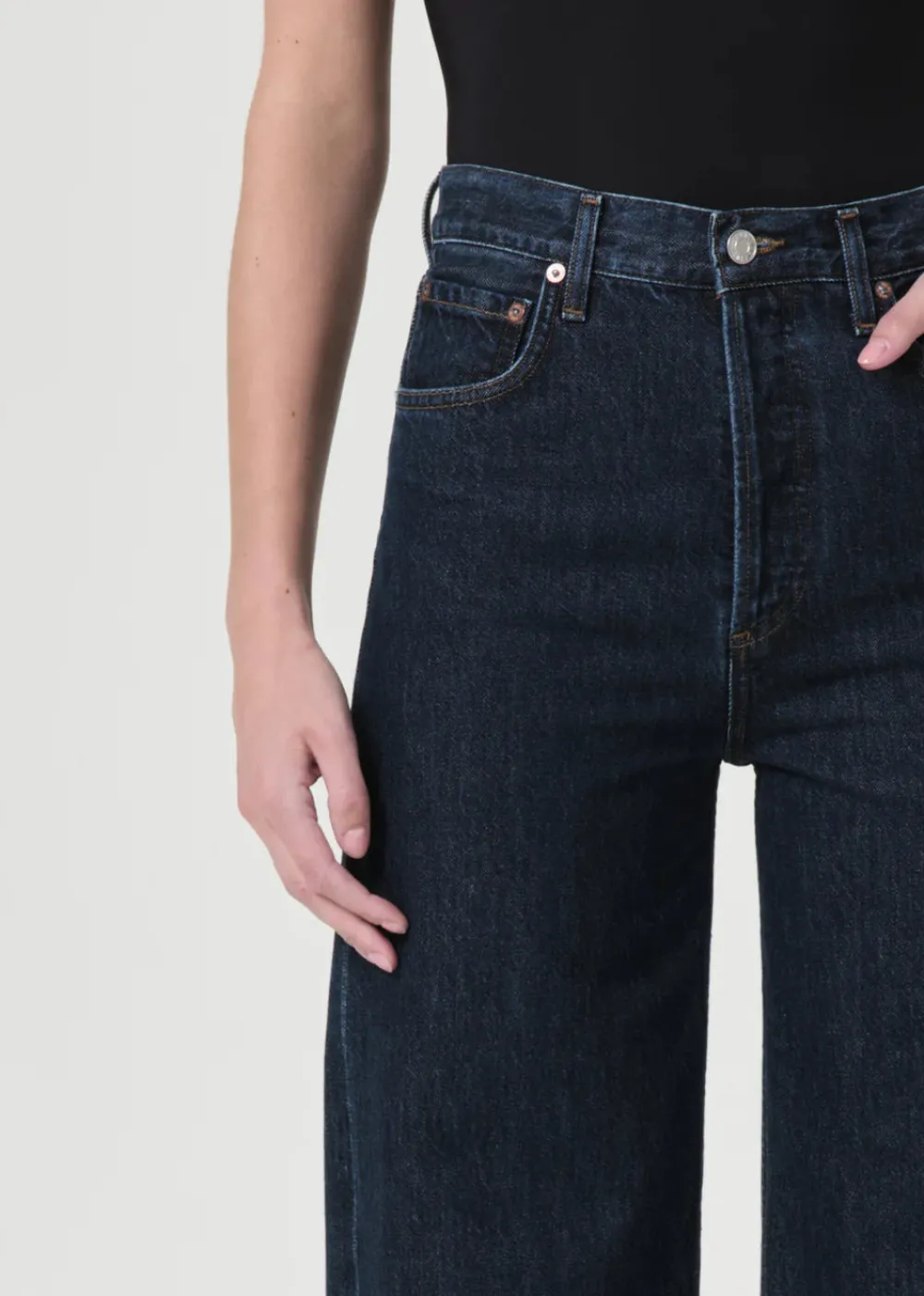 Large*AGOLDE - Ren High Rise Wide Leg POLISHED