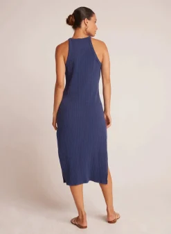 Midi*Bella Dahl - Fitted Halter Mini Dress NAUTICAL NAVY