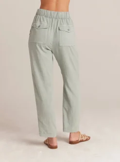 Cargo*Bella Dahl - Utility Tie Waist Trouser OASIS GREEN