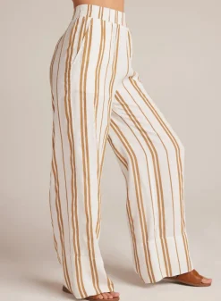 Trouser*Bella Dahl - Wide Leg Pant REDWOOD STRIPE
