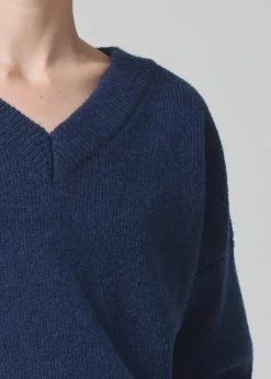 Wool & Cashmere*Citizen of Humanity Citizens of Humanity - Ana v-neck sweater INDIGO