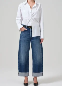 Large*Citizens of Humanity - Ayla Baggy Crop CLAREMONT