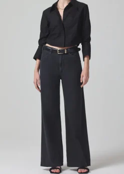 Blouses & Shirts*Citizens of Humanity - Bea Crop Top BLACK