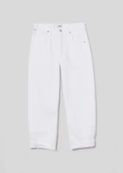 Right*Citizens of Humanity - Dahlia Bow Leg Baby Roll Jeans IRIS (OFF WHITE)