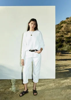 Right*Citizens of Humanity - Dahlia Bow Leg Baby Roll Jeans IRIS (OFF WHITE)