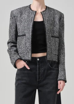 Blazers & Vestes*Citizens of Humanity - Elana Jacket SALT AND PEPPER