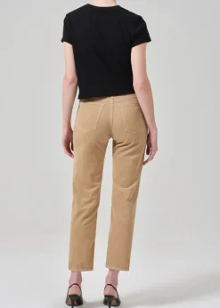 Velvet & Corduroy*Citizens of Humanity - Zurie Ankle Corduroy CHAMPAGNE