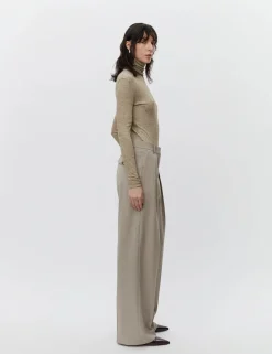 Trouser*DAY - Enzo Classic Wool Blend PETRIFIED OAK MELANGE