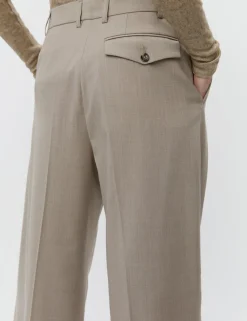 Trouser*DAY - Enzo Classic Wool Blend PETRIFIED OAK MELANGE