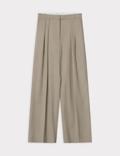 Trouser*DAY - Enzo Classic Wool Blend PETRIFIED OAK MELANGE