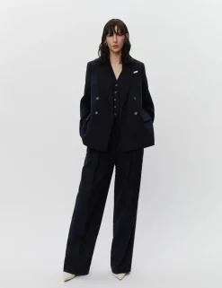 Trouser*DAY - Enzo Woolen Pinstripe TOTAL ECLIPSE