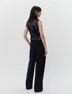 Trouser*DAY - Enzo Woolen Pinstripe TOTAL ECLIPSE