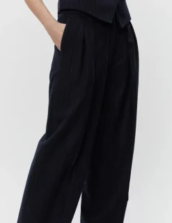 Trouser*DAY - Enzo Woolen Pinstripe TOTAL ECLIPSE