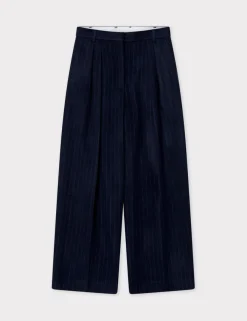 Trouser*DAY - Enzo Woolen Pinstripe TOTAL ECLIPSE
