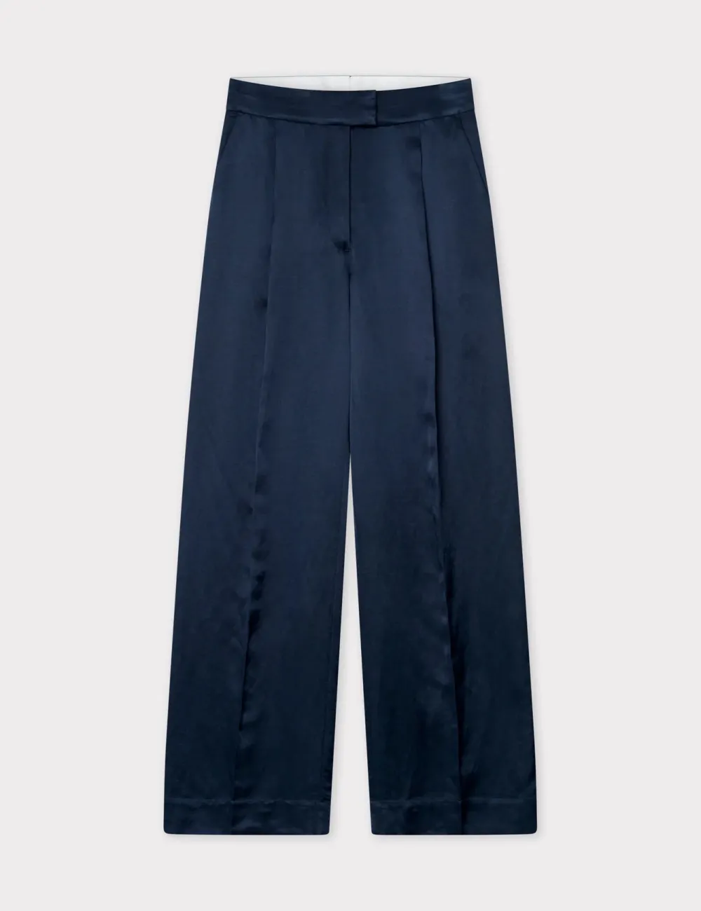 Trouser*DAY - Phoebe High Shine Blend RD DARK SAPPHIRE