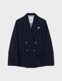 Blazers & Vestes*DAY - Preston Woolen Pinstripe TOTAL ECLIPSE