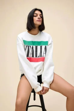 Sweatshirt*Daydreamer LA Daydreamer - Italia BF Crew VINTAGE CREW