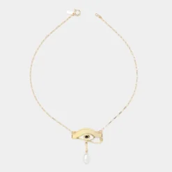 Colliers*Deux Lions - Resin Maryam Pearl Necklace