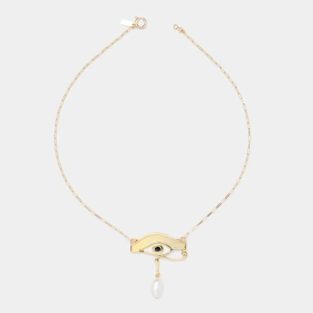Colliers*Deux Lions - Resin Maryam Pearl Necklace