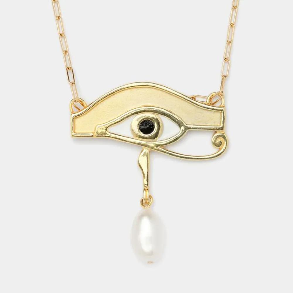 Colliers*Deux Lions - Resin Maryam Pearl Necklace