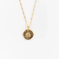 Colliers*Deux Lions - Zodiac Female Body Gold Libra