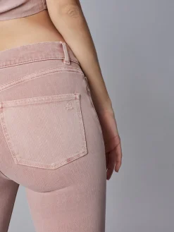 Right*DL 1961 DL1961 - Mara Instasculpt Straight Mid Waist Crop BLUSH lightpink