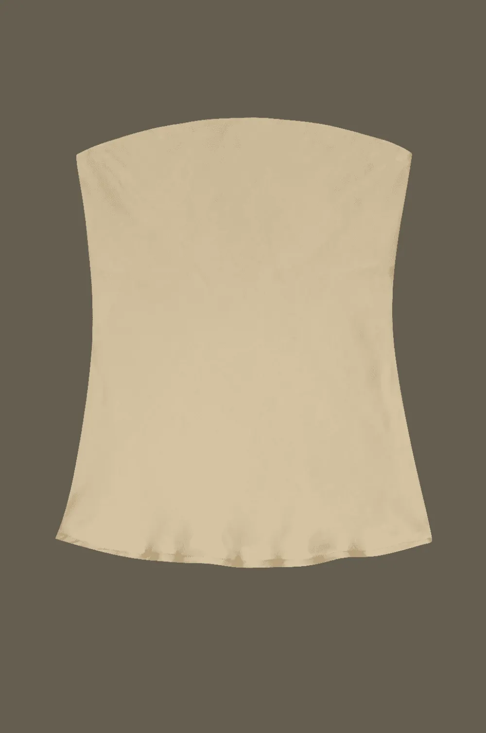Without Sleeves*Donni - Silky Tube Top SAND