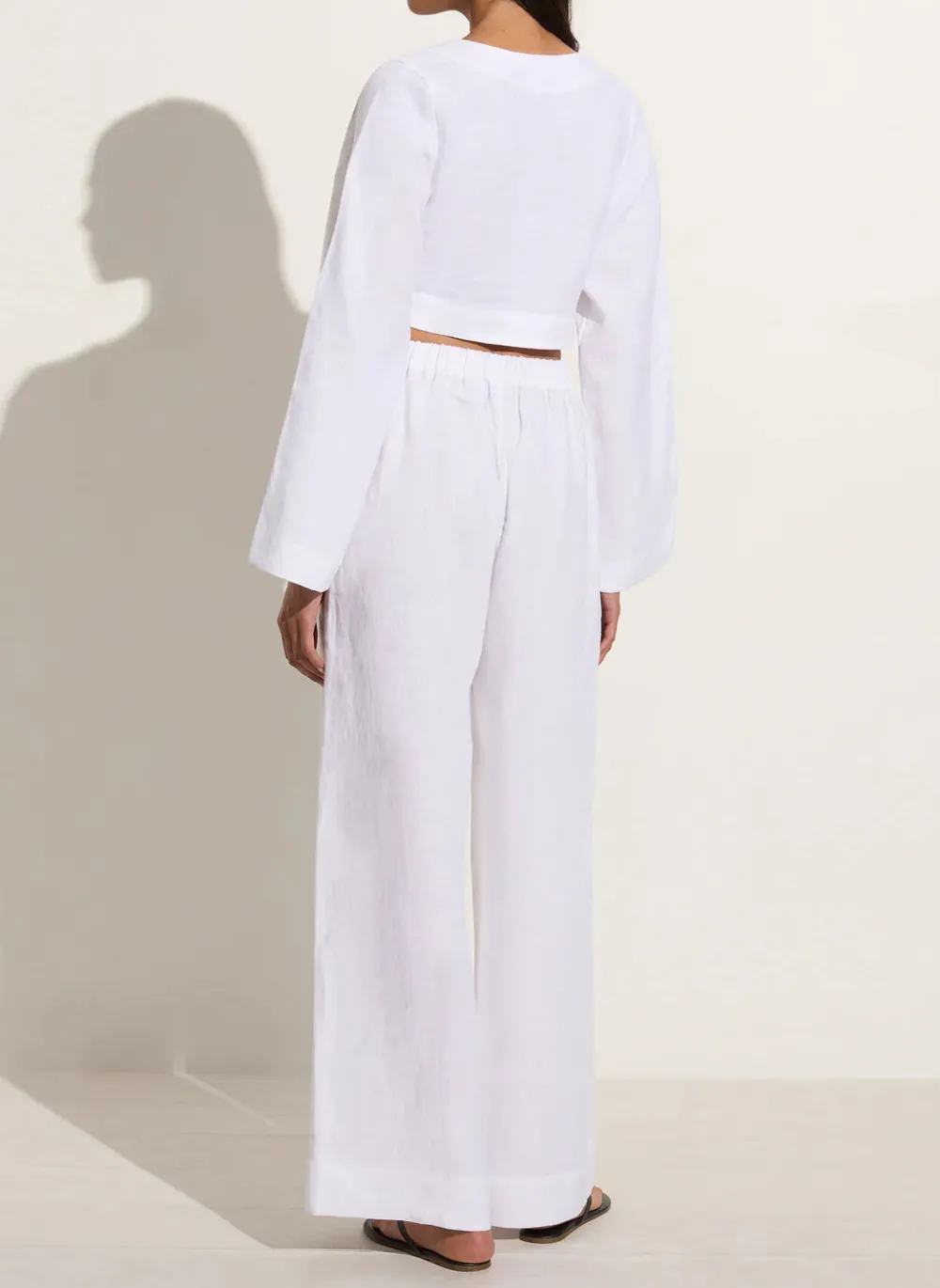 Trouser*Faithfull the brand - Conigli Pant WHITE