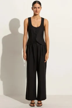 Trouser*Faithfull the brand - Duomo Pant BLACK