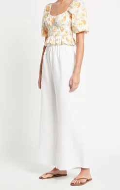 Short Sleeves*Faithfull the brand - Enrica Top PALERMO FLORAL PRINT