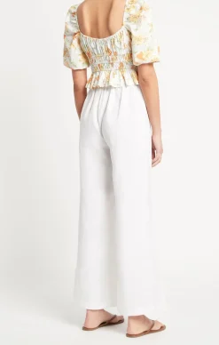 Short Sleeves*Faithfull the brand - Enrica Top PALERMO FLORAL PRINT