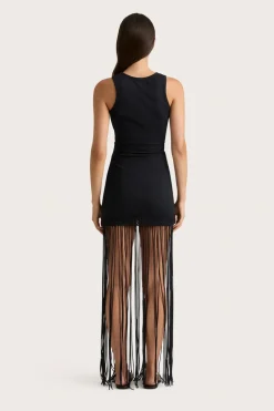 Long*Faithfull the brand - Maceio Mini Dress BLACK