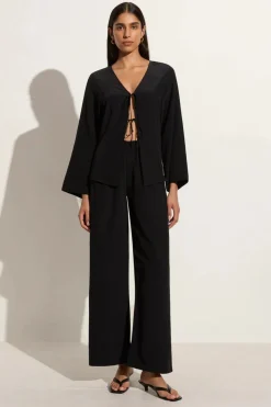 Trouser*Faithfull the brand - Monforte Pant BLACK