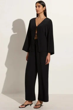 Trouser*Faithfull the brand - Monforte Pant BLACK