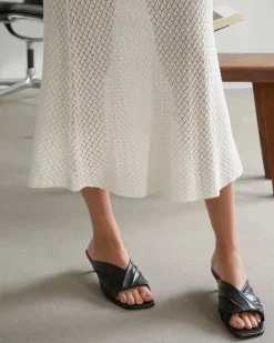 Talons|Sandals*Flattered - Emi En Cuir BLACK