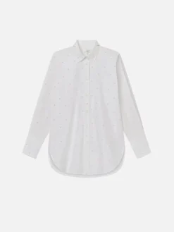 Blouses & Shirts*Frame - The Oversized Pearl Shirt WHITE